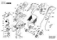 Bosch 3 600 H81 A03 ROTAK 34 Lawnmower Spare Parts